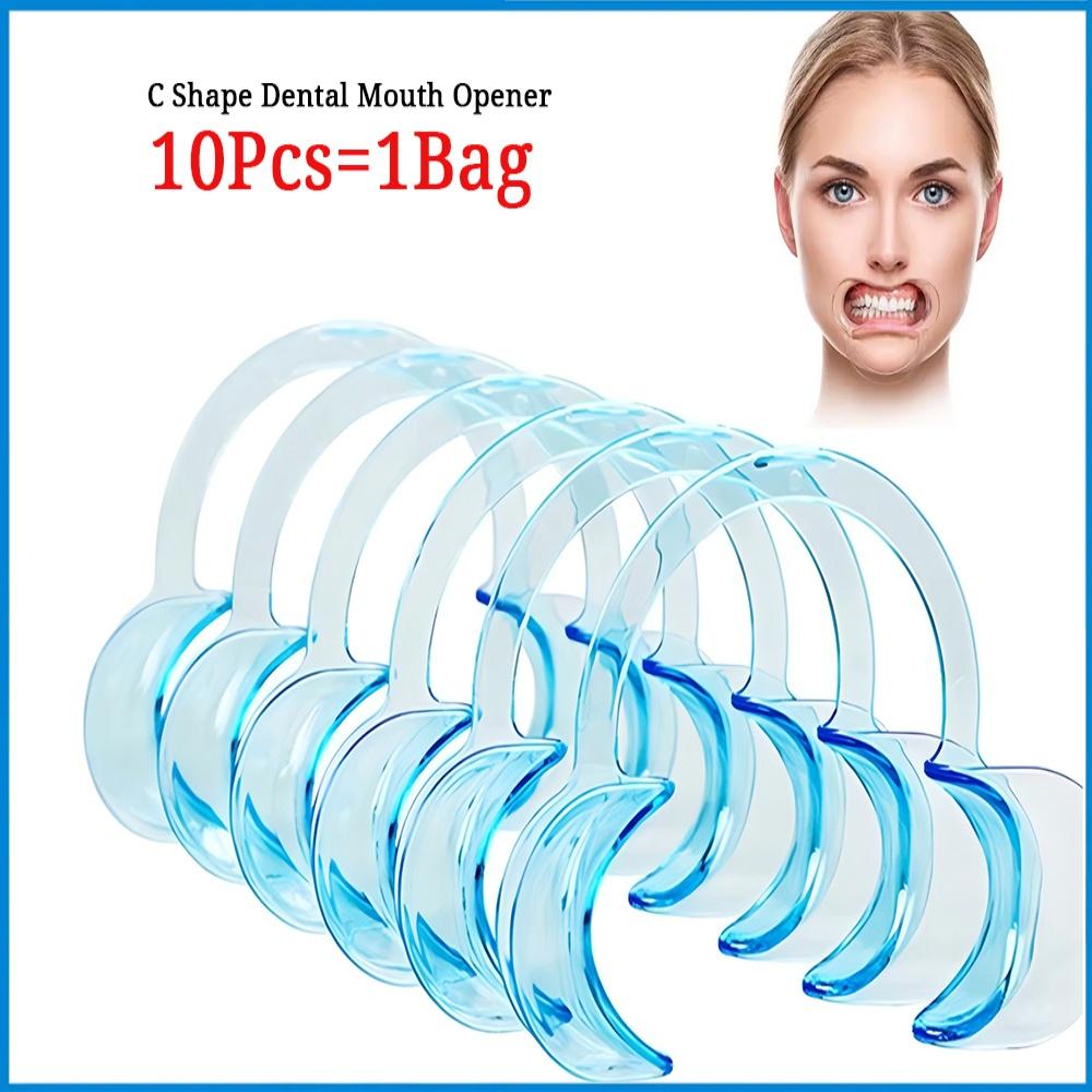 10 шт. стоматологический открыватель рта C-образной формы, автоклавируемый, устойчивый к дезинфекции, одноразовый внутриротовой открыватель для щек и губ, инструмент стоматолога
