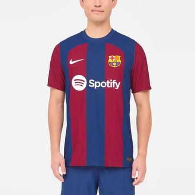 Nike Футбольная футболка Барселона 23/24 Домашняя Игроцкая Короткий Рукав-DX2615-456