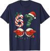 Funny 67 Meme Santa Hand Christmas Pajamas Men Women Boy Tshirt Y2k Brainrot Santa Bruh Xmas Tee Dear Santa My Brother Did It