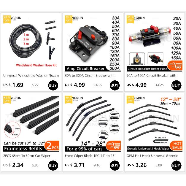 30A to 300A Circuit Breaker with Reset for Car Audio System Waterproof Marine Circuit Breaker Reset Fuse 12V- 48V DC Fuse Holders1