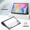 Чехол для Galaxy Tab S8 Plus 2022/S7 FE 2021/S7 Plus 2020 12,4 дюйма, тонкий Folio с подставкой, защитный чехол для планшета, многоугольный просмотр