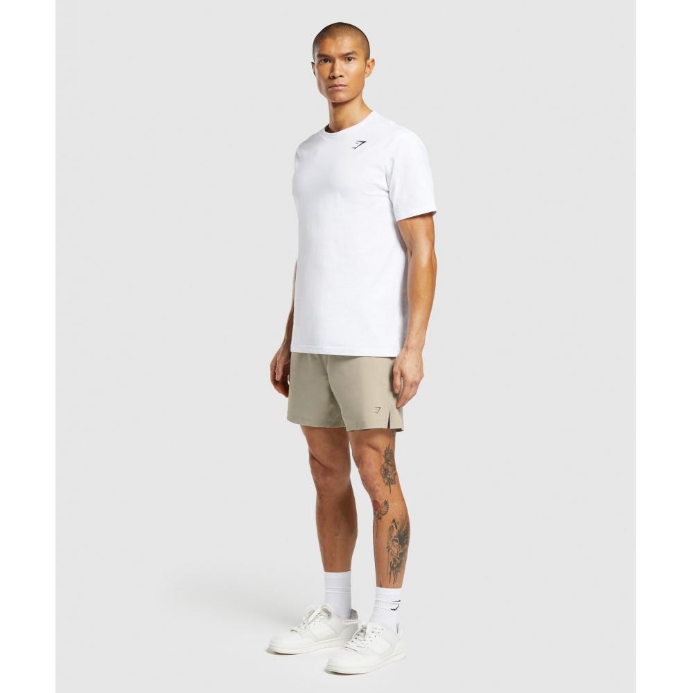 Gymshark Шорты Studio 6 Sand Brown A1a4h Nbzs