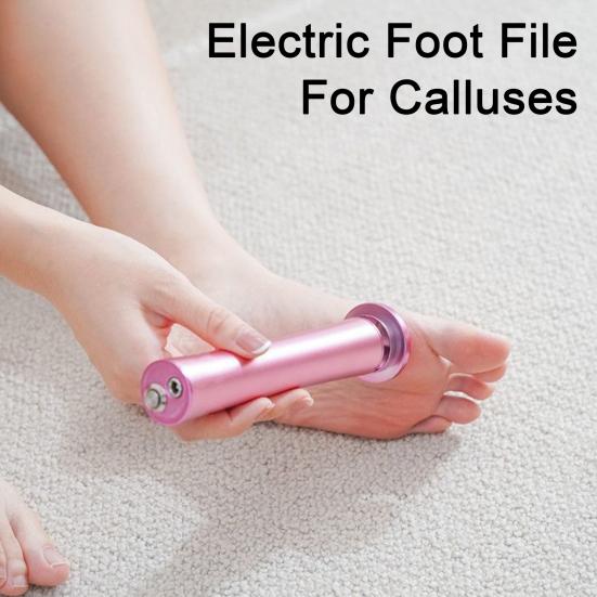 Электрическая пилка для удаления мозолей с ног Эргономичная педикюрная машинка Шлифовальная машинка для ног Портативная пилка для ног