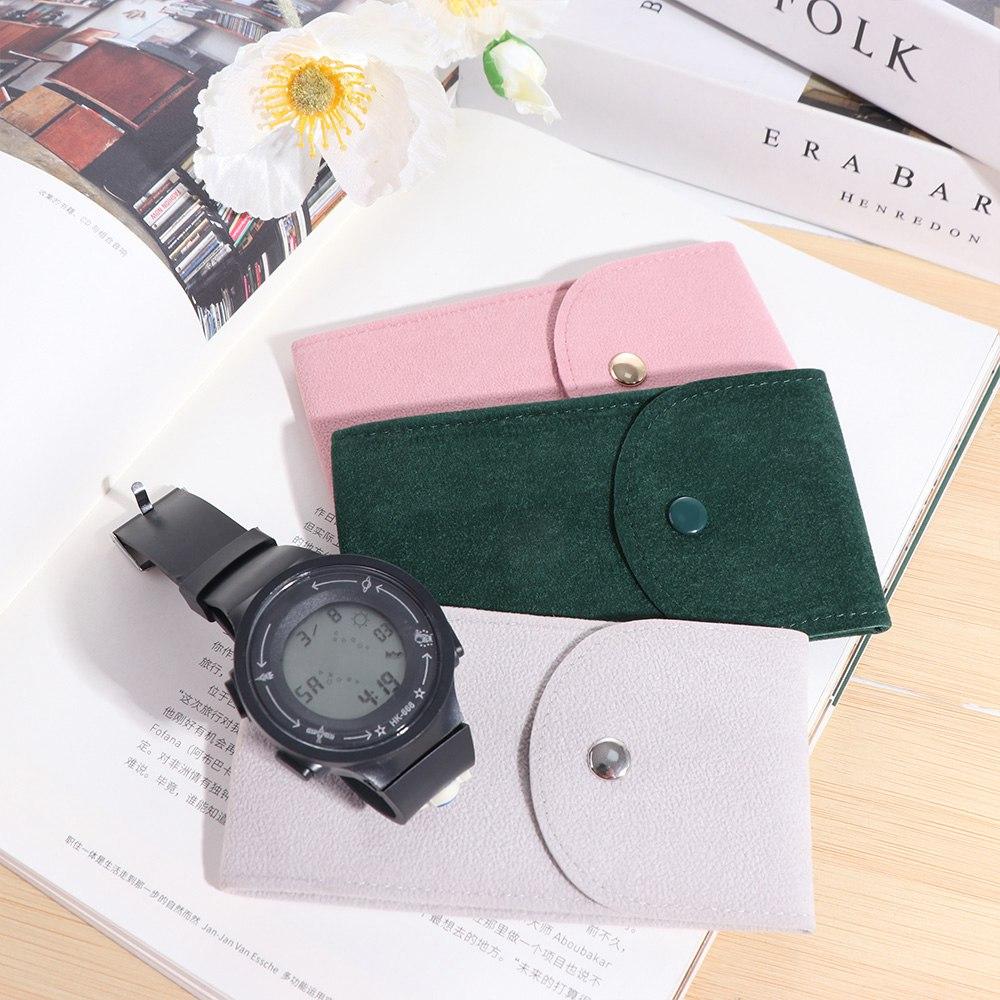 Для женщин и мужчин карманы для хранения часов упаковка сумки с защелками сумка для хранения часов байковая сумка