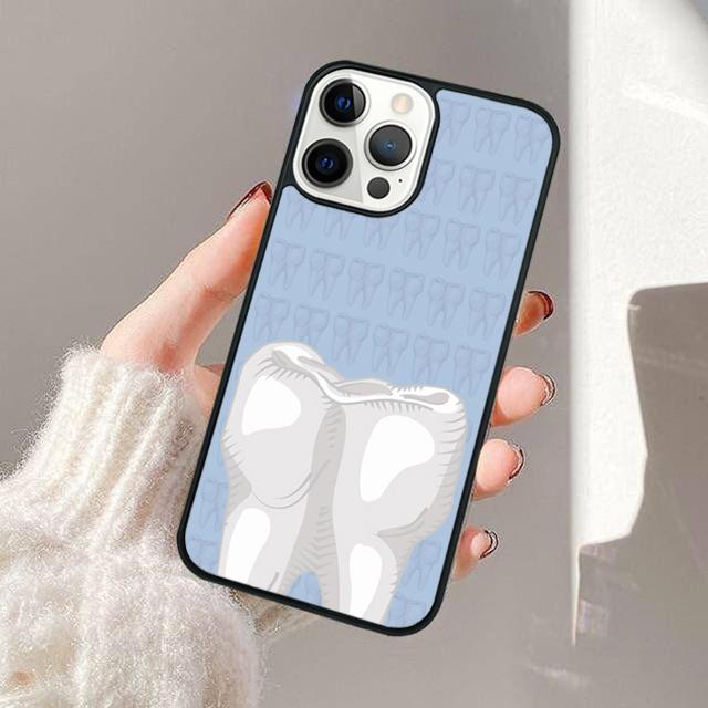 Чехол для телефона с рисунком зуба стоматолога для Apple iPhone 17 Air Pro Max Plus Чехол для iPhone 17 Air 14 15 16 13 12 Max Чехол