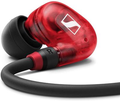 Sennheiser IE 100 PRO WIRELESS RED Professional Monitoring Wireless Earphones Dynamic Wireless and Wired Connection Available (Red) [509173] In-Ear