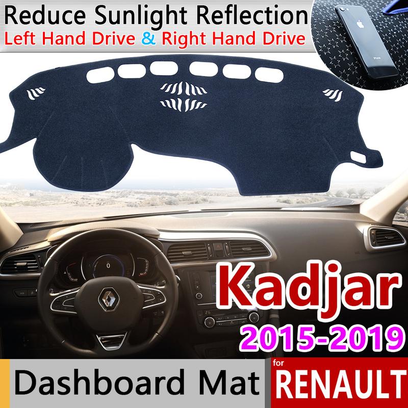 for Renault Kadjar 2015 2016 2017 2018 Anti-Slip Mat Dashboard Cover Pad Sunshade Dashmat Protect Carpet Car Accessories