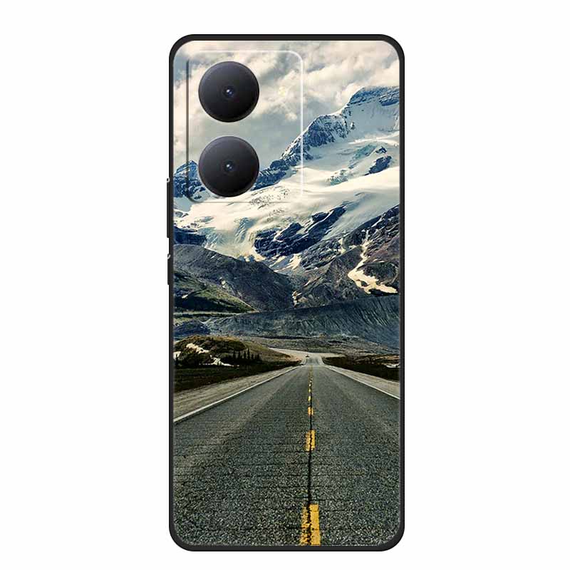 Для VIVO Y36 Y78m Y27 5G Чехол Животные Мягкий Силиконовый Задний Чехол Чехлы для Телефона для VIVO Y27 5G VIVOY36 5G 6.64" Крутой Волк Кошка Fundas