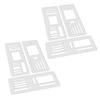 1/2/3 Sets Handmade Flexible Record Template DIY Scrapbooking Dot Grid Journals Planner Flexible Drawing Checklist Stencils Tools