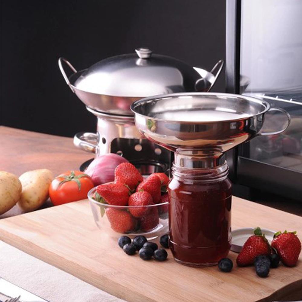 Воронка с широким горлом из нержавеющей стали для кухонных гаджетов для пищевых продуктов