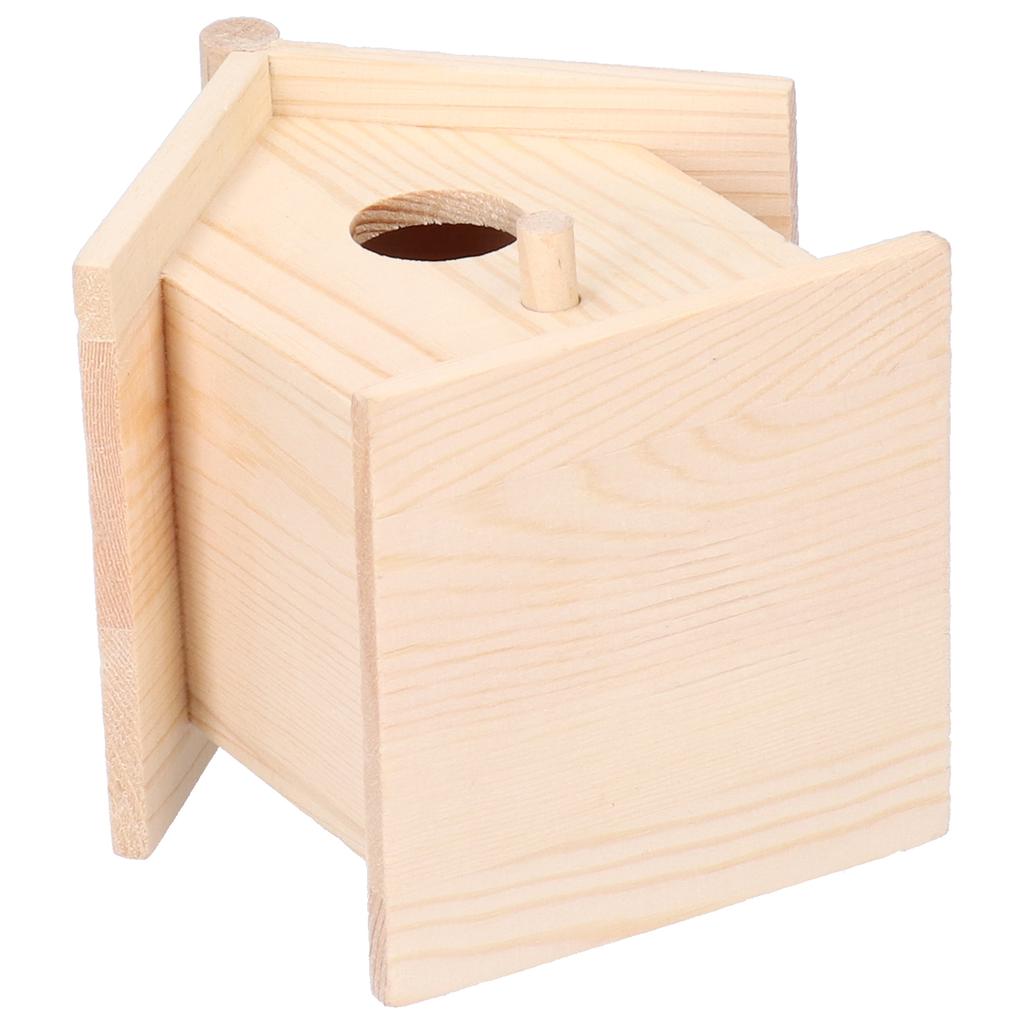 Деревянный дом для птиц, инновационные подвесные птичьи гнезда, клетка, уличный садовый декор, орнамент