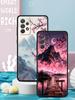 Pink Sunset Mountain Phone Case for Samsung Galaxy A55 A35 A17 A07 A15 A13 A25 A51 A71 A72 A73 A32 A52 A52S A41 Soft TPU Shell