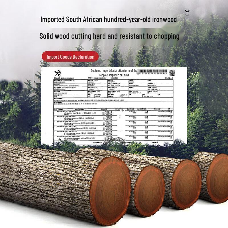 Hui Huang Round Ironwood Chopping Block