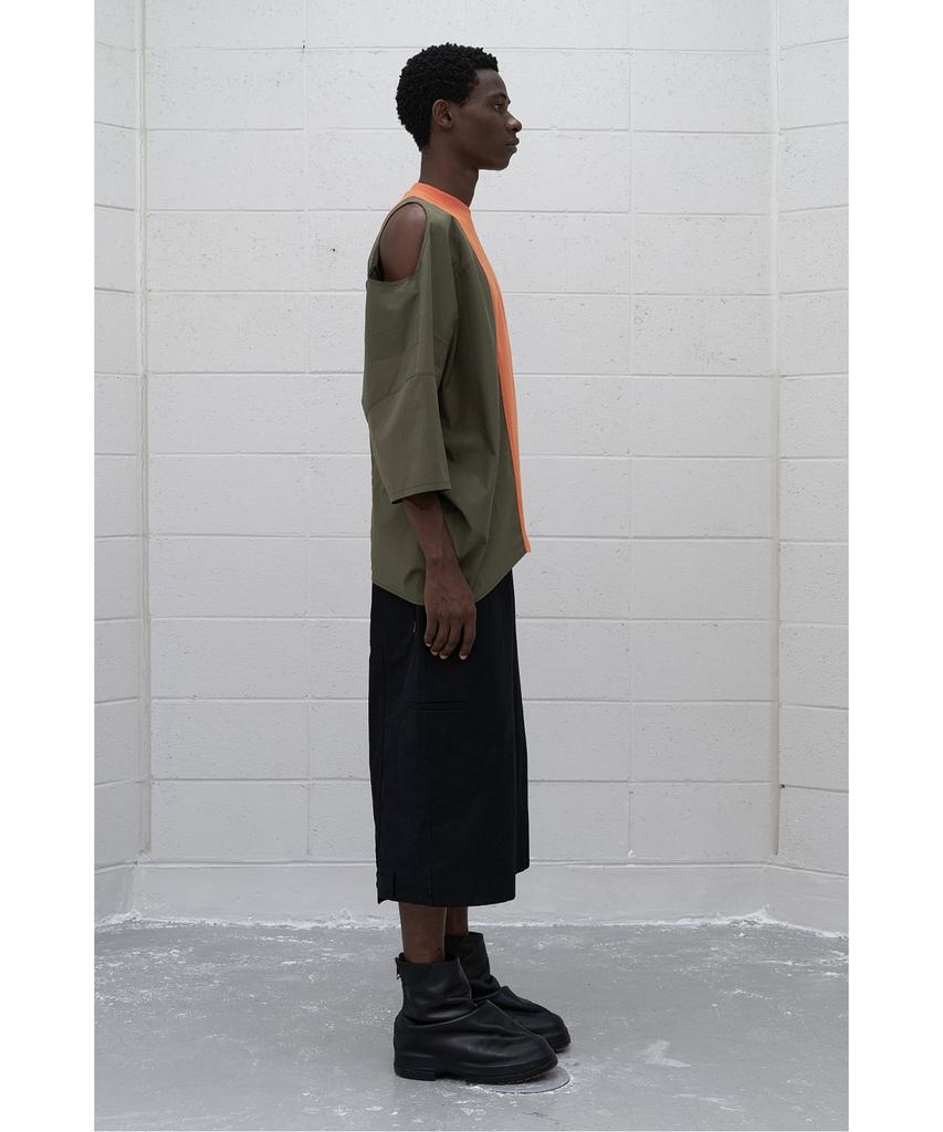 RECODE (Re;Code × Objects Iv Life By Daniel Arsham) Half Fabric Mixed Top R0Tax25220Whx