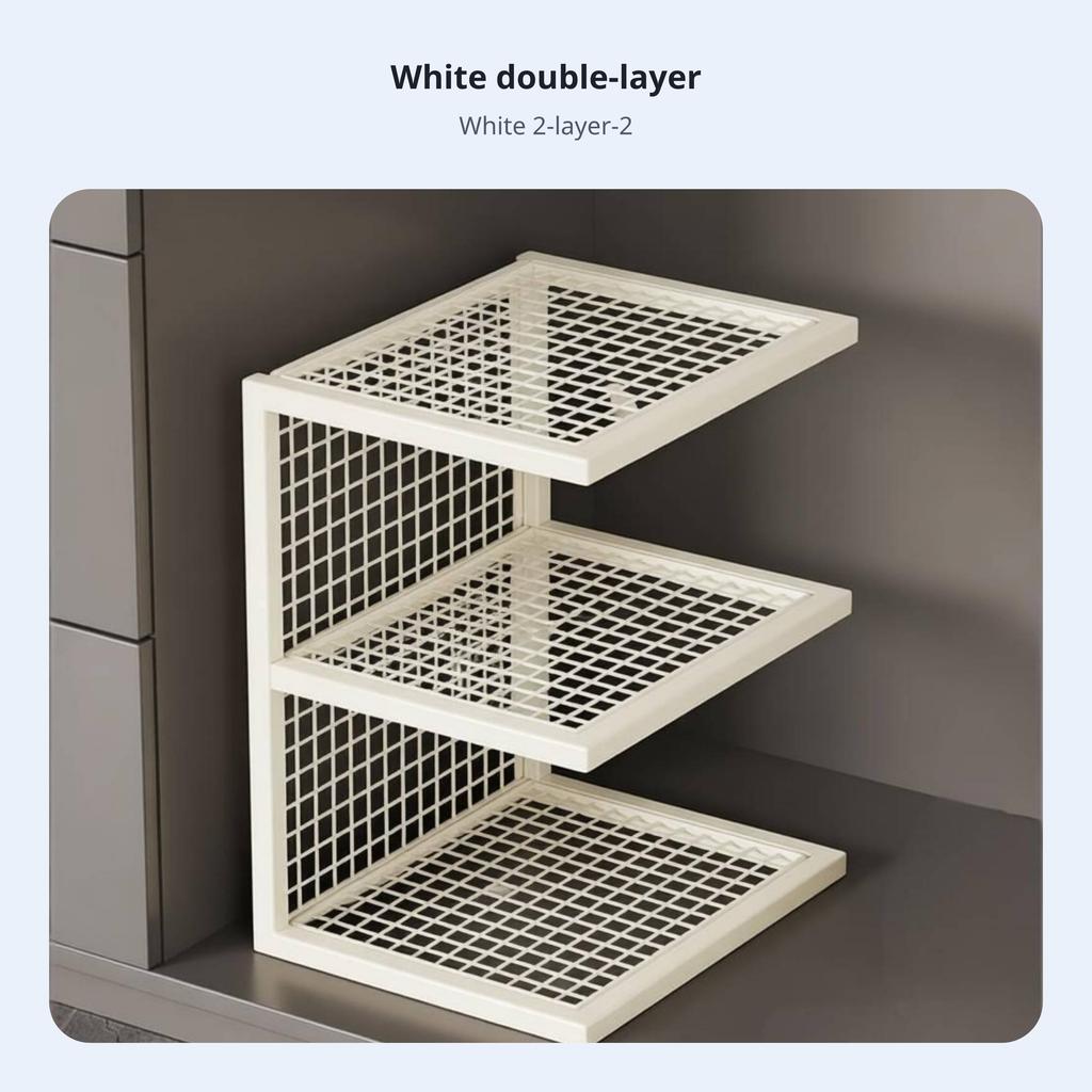 Стойка-подставка для проволочной полки Экономия места Отдельно стоящая проволочная стойка Минималистичный дизайн Адаптивное использование для арендаторов, столешницы, кладовой, под раковиной