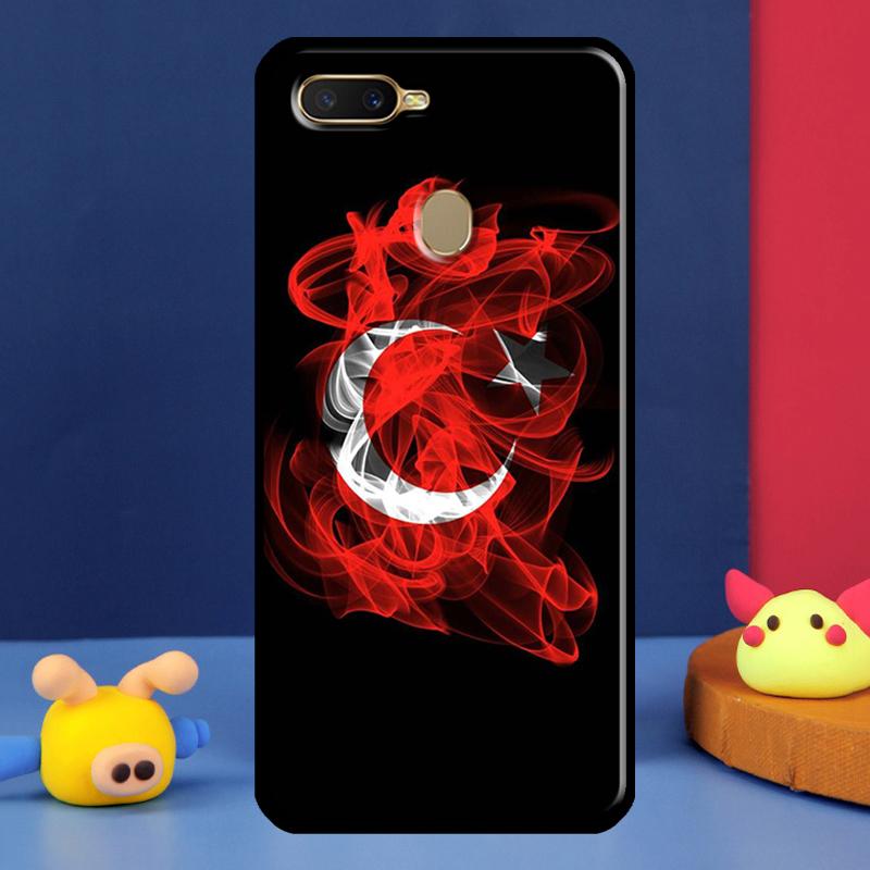 Чехол Флаг Турции Ататюрка Для Oppo A16 A76 A96 A58 A78 A98 A5 A9 A91 A15 A17 A77 A52 A72 A74 A94 A54S A57S