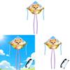 Animal Kite Dog 3d Polyester Triangle Flying Toy For Outdoor Recreation