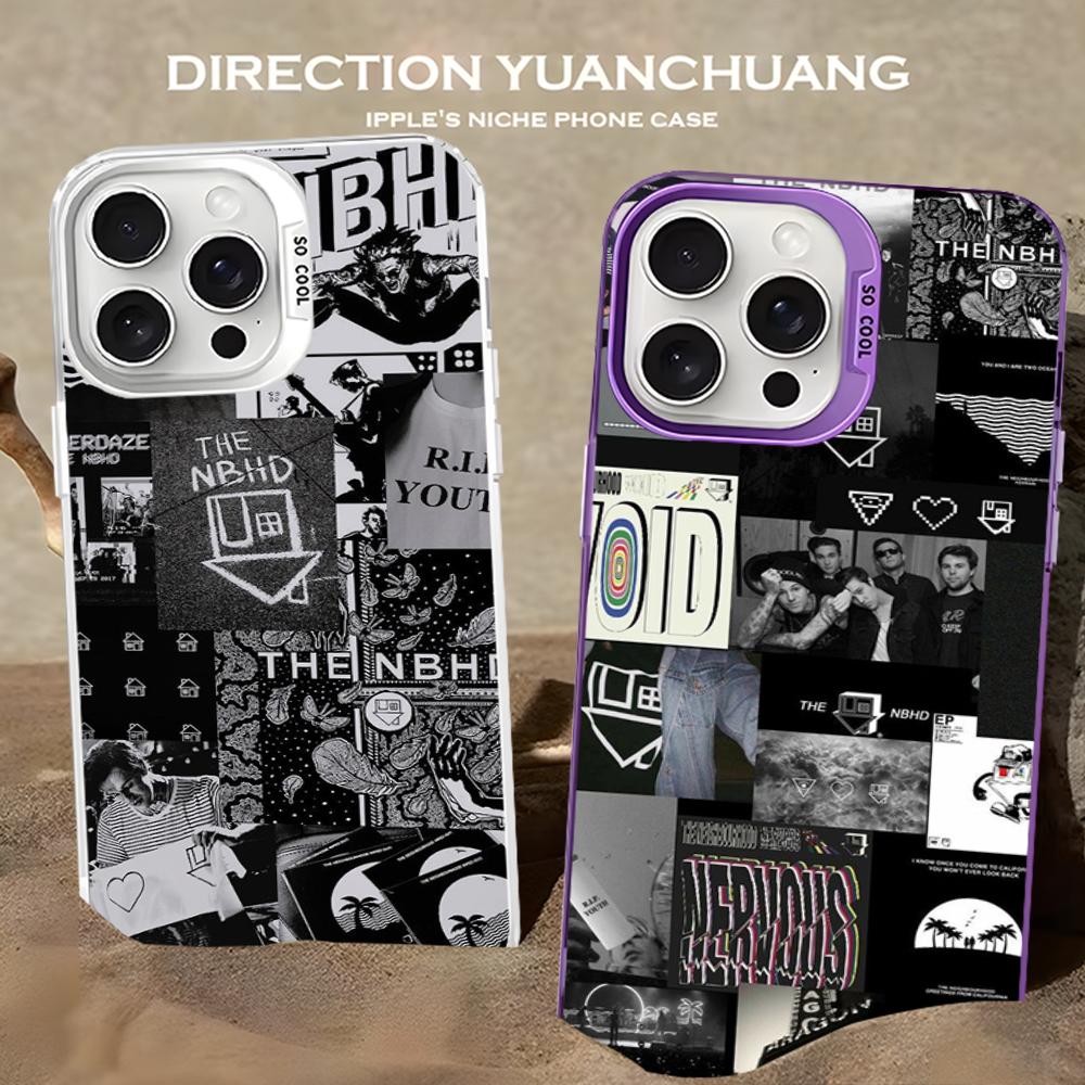 Чехол для телефона The Neighbourhood Band для iPhone 16 15 14 13 12 11 Pro Max X XR XSMAX 8 7 Plus Матовый противоударный задний чехол