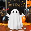 Halloween Spooky Resin Ghost Statue Cute Finger Ghost Ornaments Rock Spooky Resin Statue for Gift Props Tabletop Halloween Decor