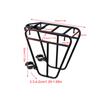 Cycling Cargo Rack Luggage Touring Carrier Racks 25KG Capacity Heavy Duty Steel Cycling Front Pannier Rack Cycling Equipment