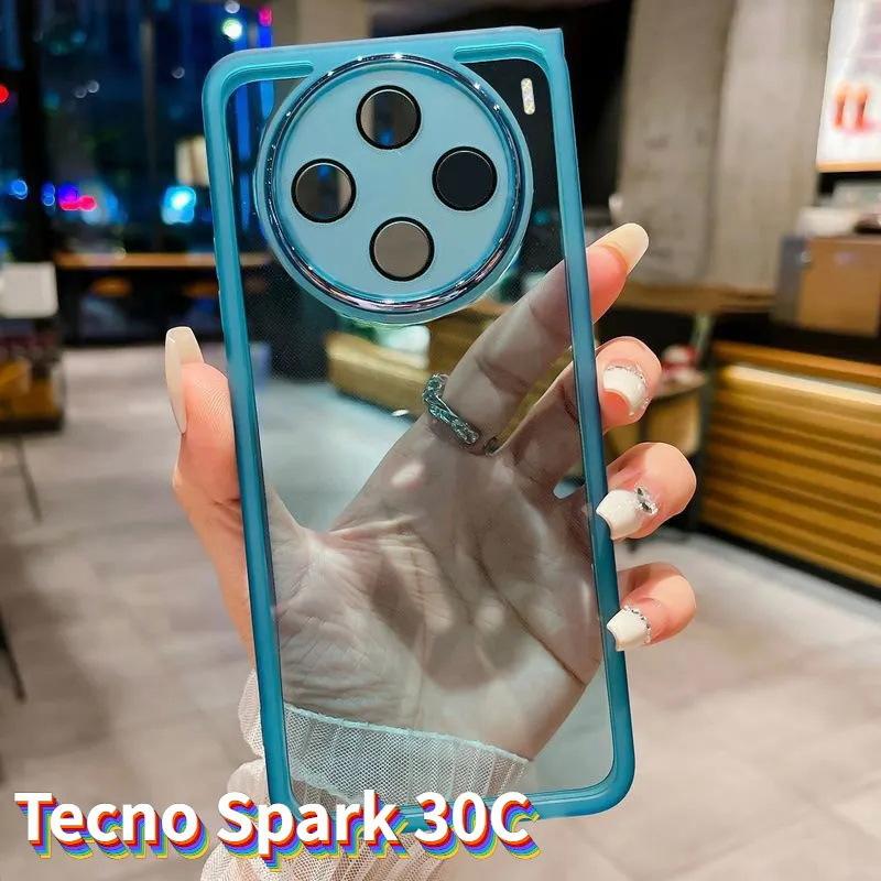 Подходит для чехла на мобильный телефон Transsion Tecno Spark 30 30C 40 40C Силиконовый прозрачный защитный чехол TPU противоударный