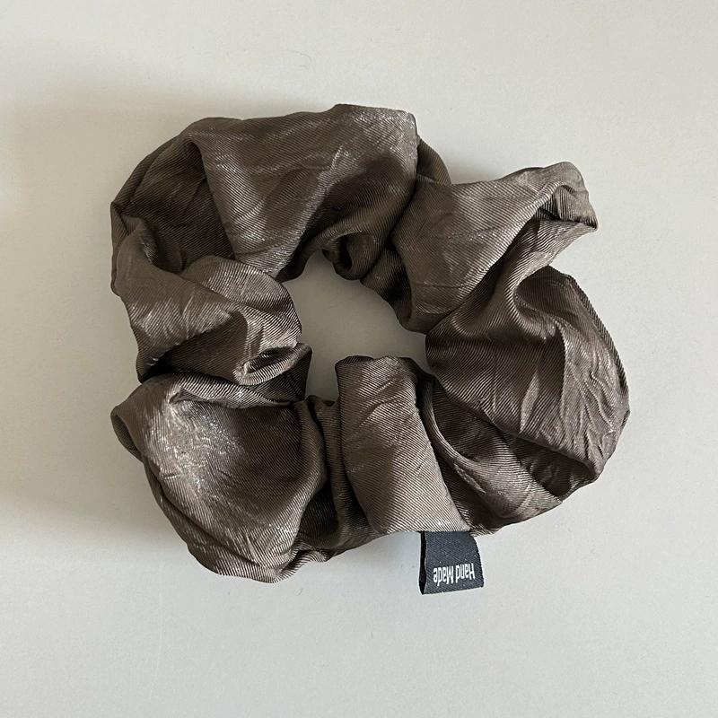 Корея большие шелковые резинки для волос для женщин эластичные синие резинки для волос для девочек большие резинки для волос атласные резинки аксессуары для волос