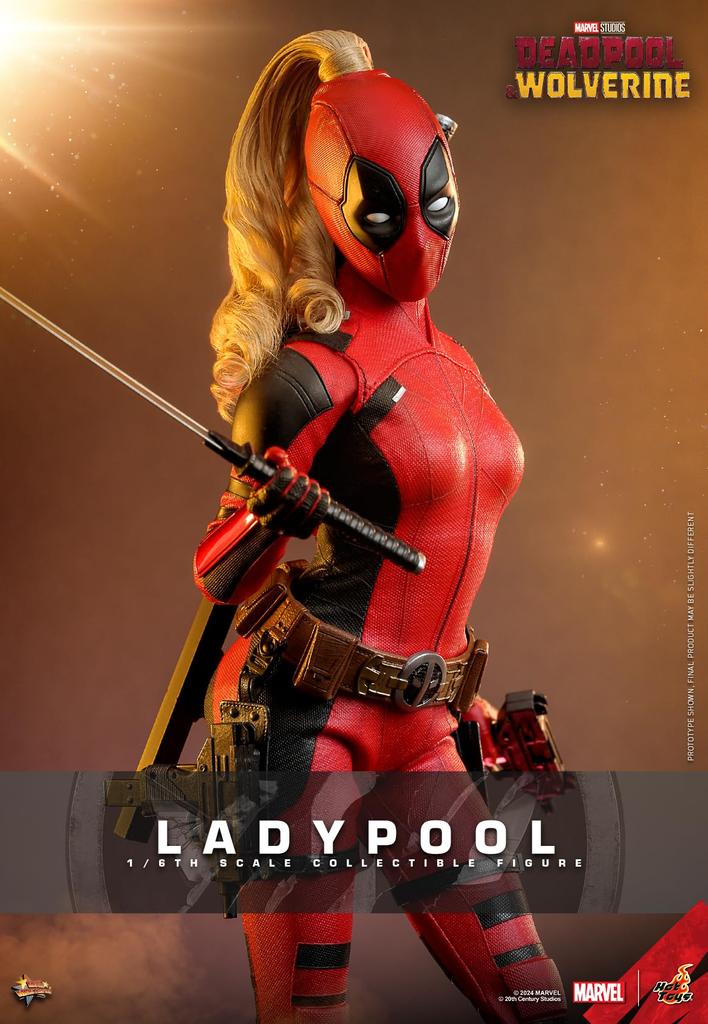 Movie Masterpiece Deadpool Wolverine Lady Deadpool Scale Figure & 1/6