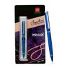 Cello Signature Moonlit & Indulge Blue Ball Pen Set of 2, 0.7mm Fine Tip Metal Twist Gift Pen for Office Home School