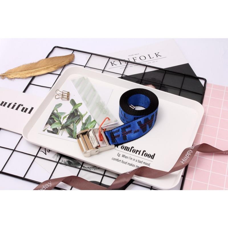 Новый холщовый ремень в индустриальном стиле OFF-white, тот же модный ремень