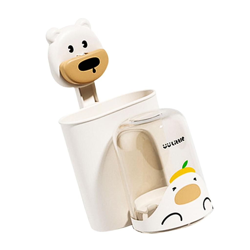 Детский держатель для зубных щеток и стаканчиков для полоскания рта с присоской, полка для хранения, настенный, не требует сверления, подставка для зубных щеток