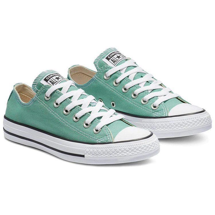 Converse Кеды Chuck Taylor All Star Низкие Канвасовые Унисекс Зеленые 163354C