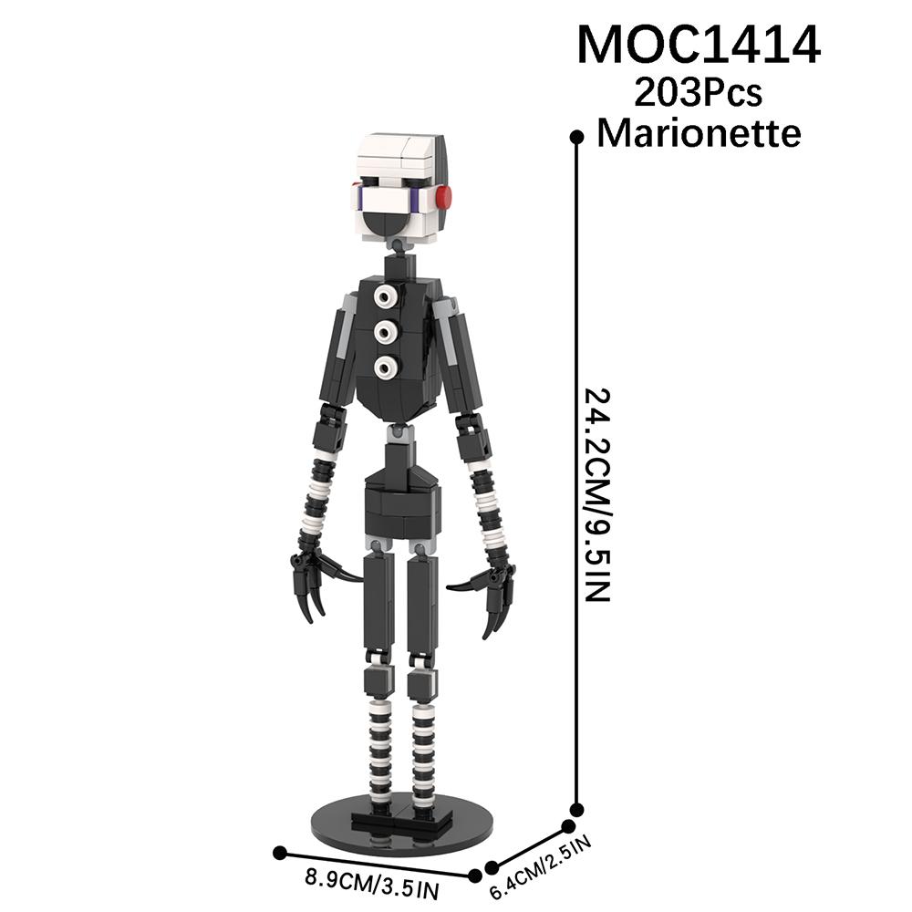 MOC 5 Ночей у Фредди Хоррор Игра Аниме Фигурка Медведь Строительный Блок Кирпич Фестиваль Рождественские Подарки Игрушки Для Детей Украшение