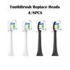 2/4PCS Toothbrush Replacement Clean HX3/X6/X9 Sonic Electric Toothbrush Soft Suitable Vacuum Bristle Nozzles Standard Electric Tooth Brushheads