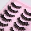 10 Pairs Of Natural Thick Fox Eyes False Eyelashes Fluffy Pointed Tail Slender Fluffy Eyelashes Flatness