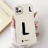 Для Realme C11 (2021) Счастливый чехол для телефона с первой буквой для Realme C11 2021 2020 RMX3231 RMX2185 Мягкий силиконовый противоударный чехол