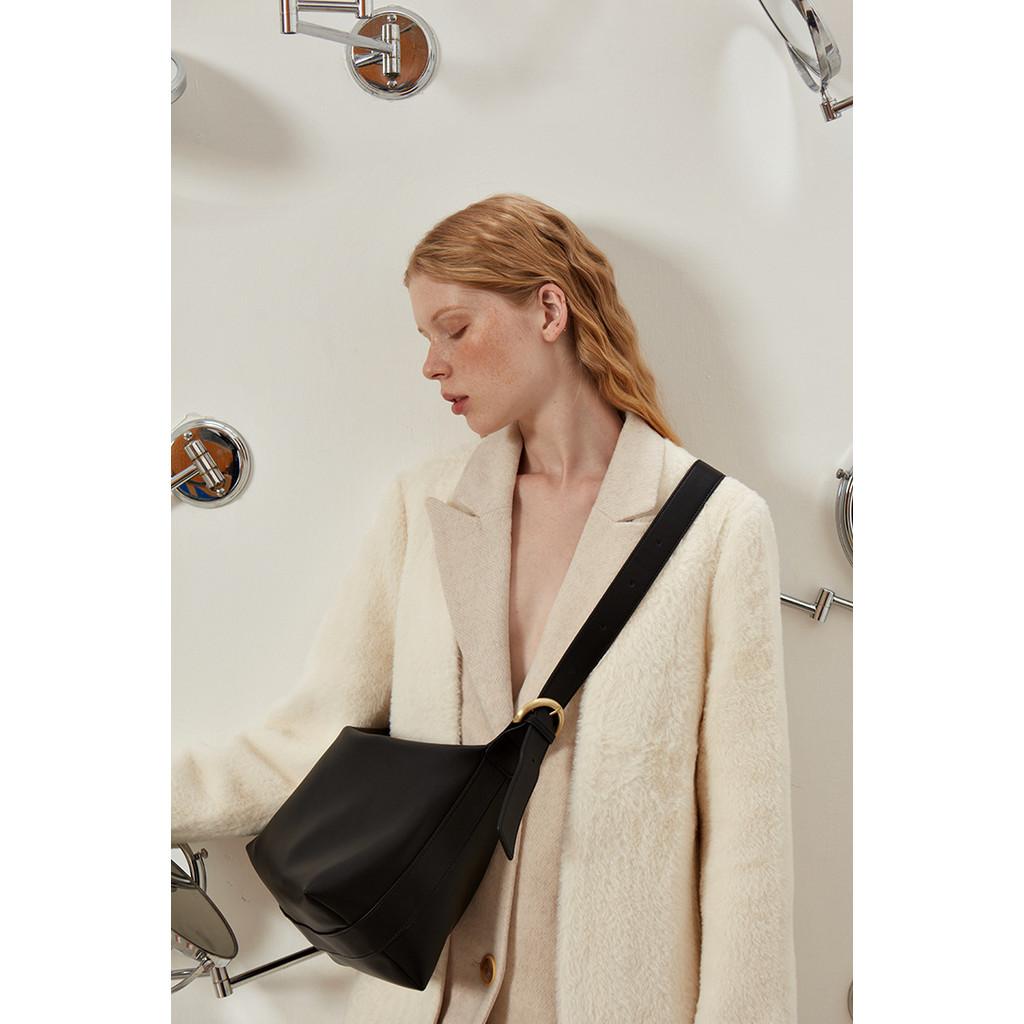 Ielgy High-Quality Retro Bag Large-Capacity One-Shoulder Commuter Soft Leather Cross-Body Tote Bag