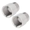 Pair of 1 2 Inch NPT Male To 1 2 Inch NPT Female Pipe Fitting Stainless Steel Pipe Fitting Adapter Coupler