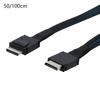 Кабель Pcie Oculink Sff 8611 4I к Mini Sas Sff-8611 4I Серверный Сверхскоростной Кабель Кабель-удлинитель для передачи данных Папа к Папе Линия передачи данных