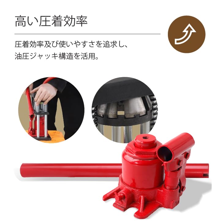 Kurflo Pressure Pipe Manual Hydraulic Pipe Hexagonal Crimping Compatible with Outer Diameter 8mm To 25mm Bare Crimping Pliers Crimping Pliers Easy To