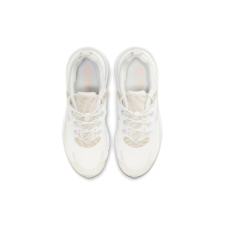 Nike Женские кроссовки Air Max 270 React SE Light Bone White Summit-White Crimson-Tint CV8815-100
