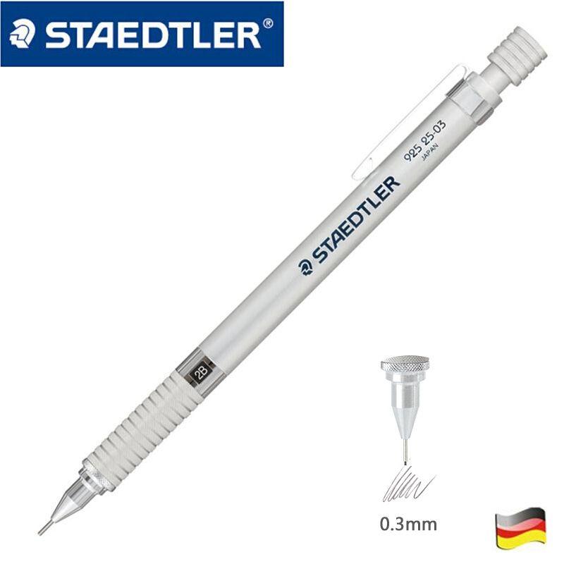 Механический карандаш Staedtler 925, полностью металлический, с низким профилем, 0,3/0,5/0,7/0,9/1,3/2,0 мм, для профессионального эскиза и технического черчения