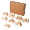 Детские 3D Игрушки из дерева цвета бревна, Машинки, Монтессори, Развивающие, Набор для рисования и граффити, Игрушки для приходских рисунков для детей