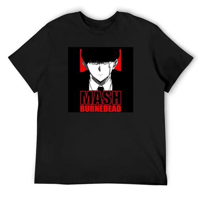 Футболка Power Of Mash Burnedead летняя одежда фигурки аниме одежда для аниме оверсайз тяжелые футболки для мужчин