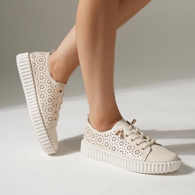 Внешняя торговля большой размер новая дышащая одинарная обувь женская мода кружевная сетка обувь рыбака универсальная повседневная и удобная женская обувь