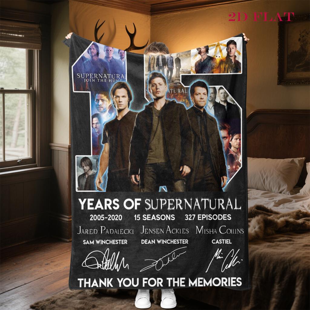 Supernatural Legacy: Seasons Mystery Magic blanket Suitable for all seasons blanket Outdoor plush blanket Digital printing Air conditioning blanket