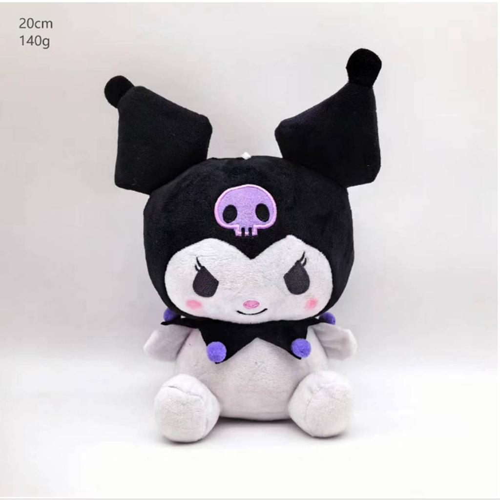 Cute Sanrio Kuromi Hello Kitty MyMelody Cinnamoroll Pochacco Kawaii Plush Toy Doll Children's Birthday Gifts And Christmas Gifts