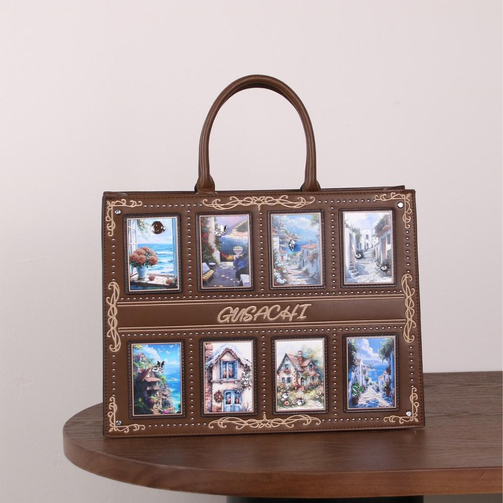 2026 Модная новая сумка-тоут большого объема в стиле легкой роскоши для ежедневного использования