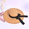 Летняя шляпа-стример женская солнцезащитная шляпа с бантом соломенная шляпа пляжная шляпа от солнца