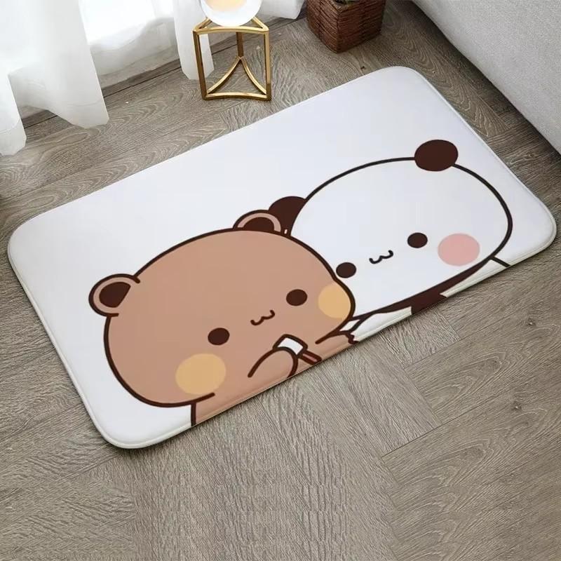 1 шт. Милый мультяшный коврик Bubu и Dudu для входа, коврик для ванной комнаты, нескользящий коврик для спальни, домашний декор