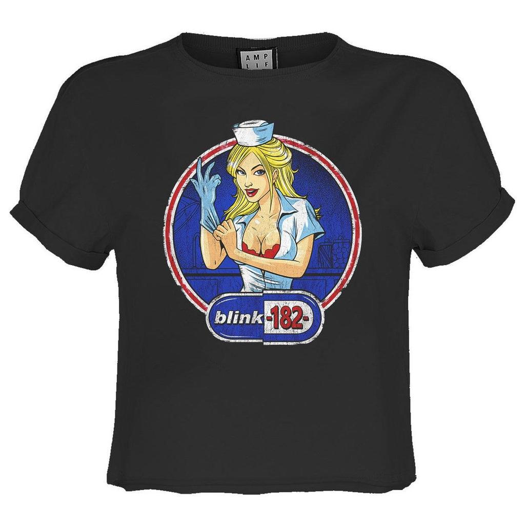 Amplified Womens/Ladies Enema Of The State Blink 182 Crop Top